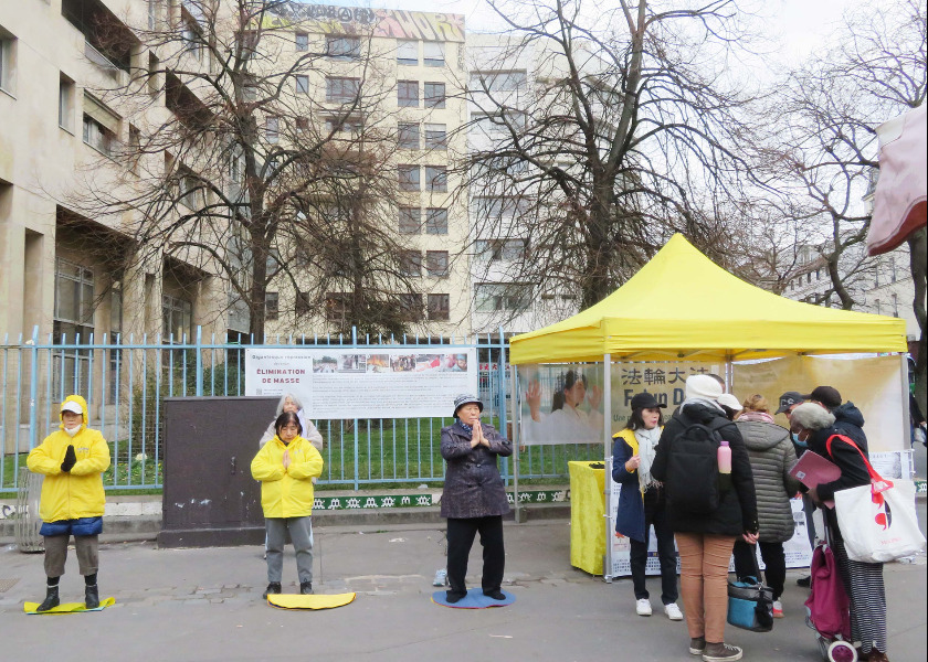 Image for article Prancis: Warga Paris Menyatakan Dukungan untuk Falun Dafa