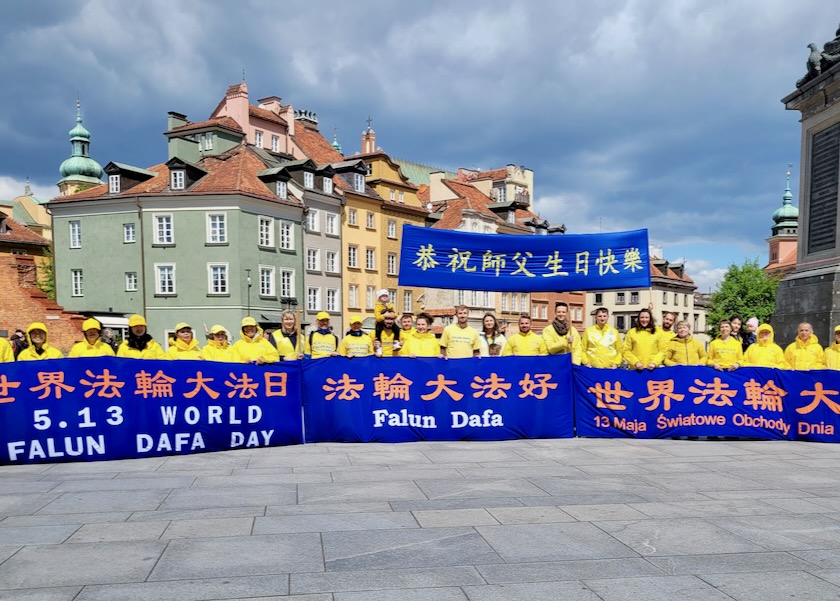 Image for article Polandia: Praktisi di Warsawa Merayakan Hari Falun Dafa Sedunia