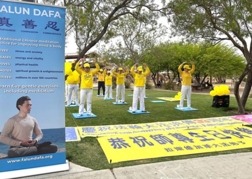 Image for article Las Vegas, AS: Praktisi Merayakan Hari Falun Dafa Sedunia