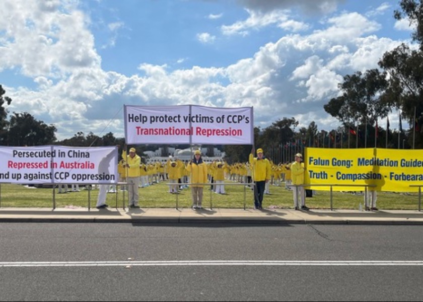 Image for article Australia: Rapat Umum di Depan Gedung Parlemen Menyerukan Diakhirinya Penindasan Transnasional Partai Komunis Tiongkok