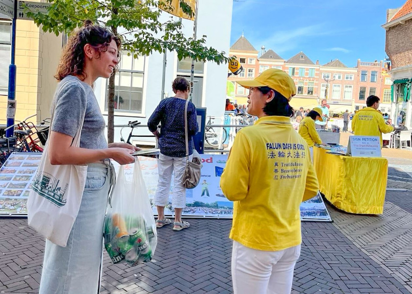 Image for article Belanda: Acara Falun Dafa di Delft Mendapat Dukungan Publik