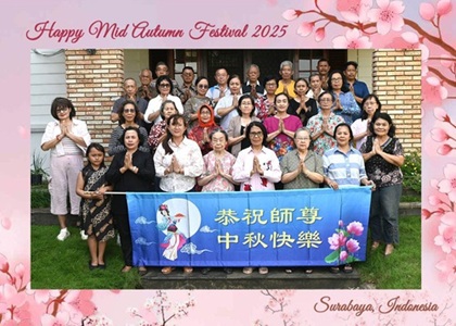 Image for article Praktisi Falun Dafa di Malaysia dan Indonesia Dengan Hormat Mengucapkan Selamat Merayakan Festival Pertengahan Musim Gugur kepada Guru Li Hongzhi