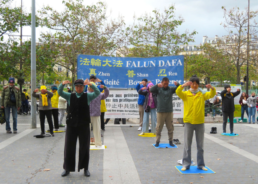 Image for article Paris, Prancis: Menyerukan Diakhirinya Penganiayaan yang Dilakukan oleh Rezim Tiongkok