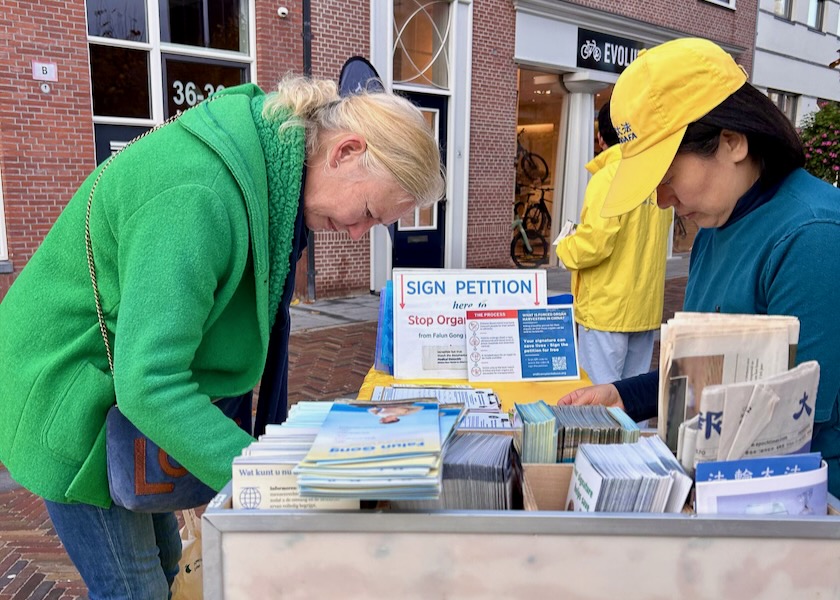 Image for article Belanda: Surat Kabar di Wassenaar Melaporkan Hari Informasi Falun Dafa