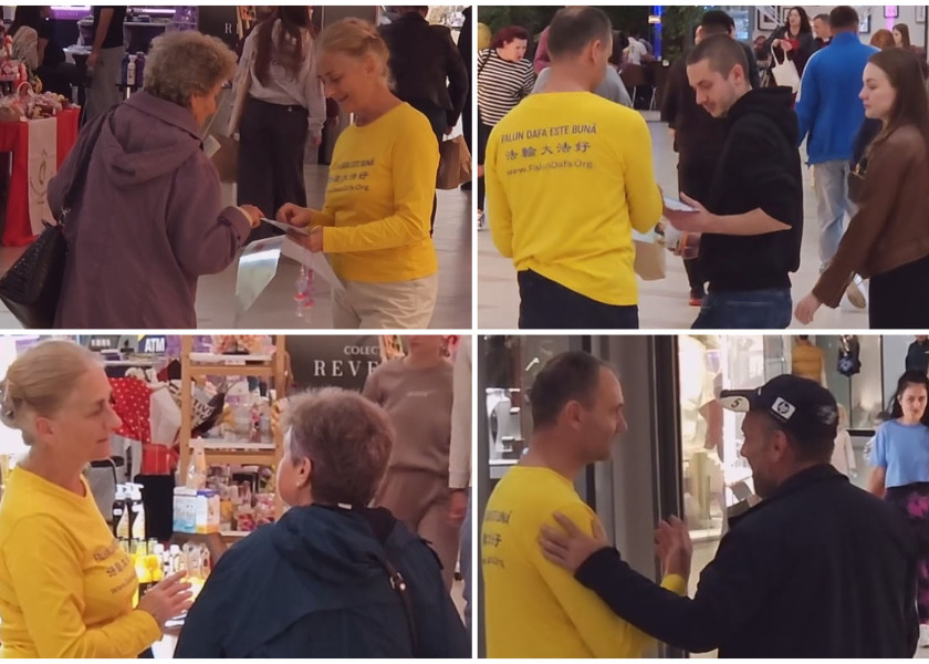 Image for article Masyarakat Mengutuk Penganiayaan Terhadap Falun Dafa Pada Acara di Rumania