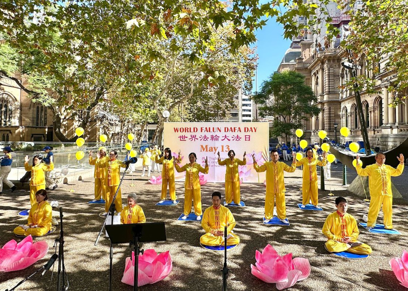 Image for article Warga Sydney Menunjukkan Dukungan pada Perayaan Hari Falun Dafa Sedunia