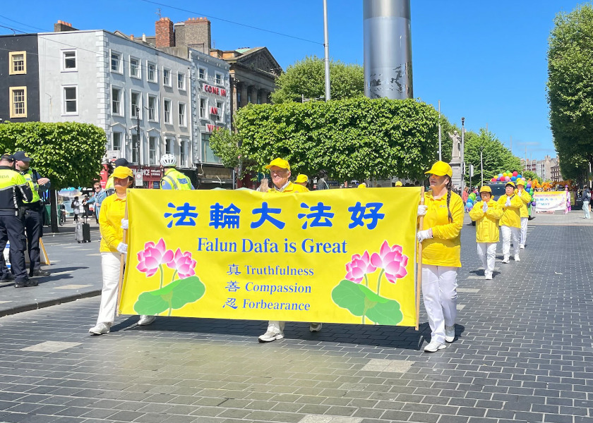 Image for article Rapat Umum Dan Pawai Di Irlandia Merayakan Hari Falun Dafa Sedunia