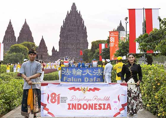 Image for article Yogyakarta, Indonesia: Praktisi Falun Dafa Berpartisipasi dalam Perayaan Hari Kemerdekaan